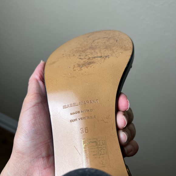 Isabel marant jeyka boho chic studded leather sandals - Picture 10 of 12